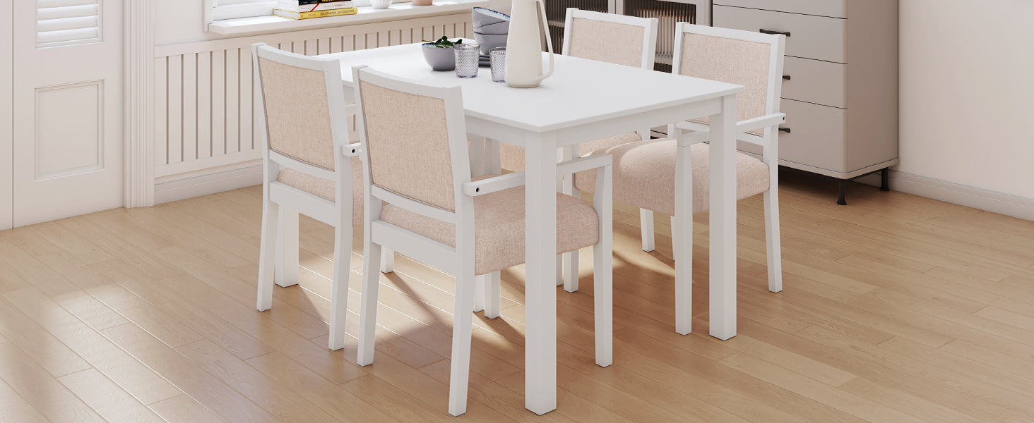 Beige Dining Set