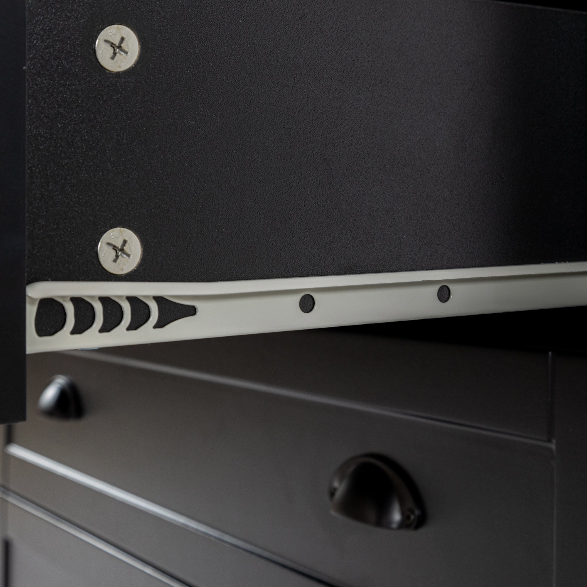 Retro Classic Style 6 Drawer - Black