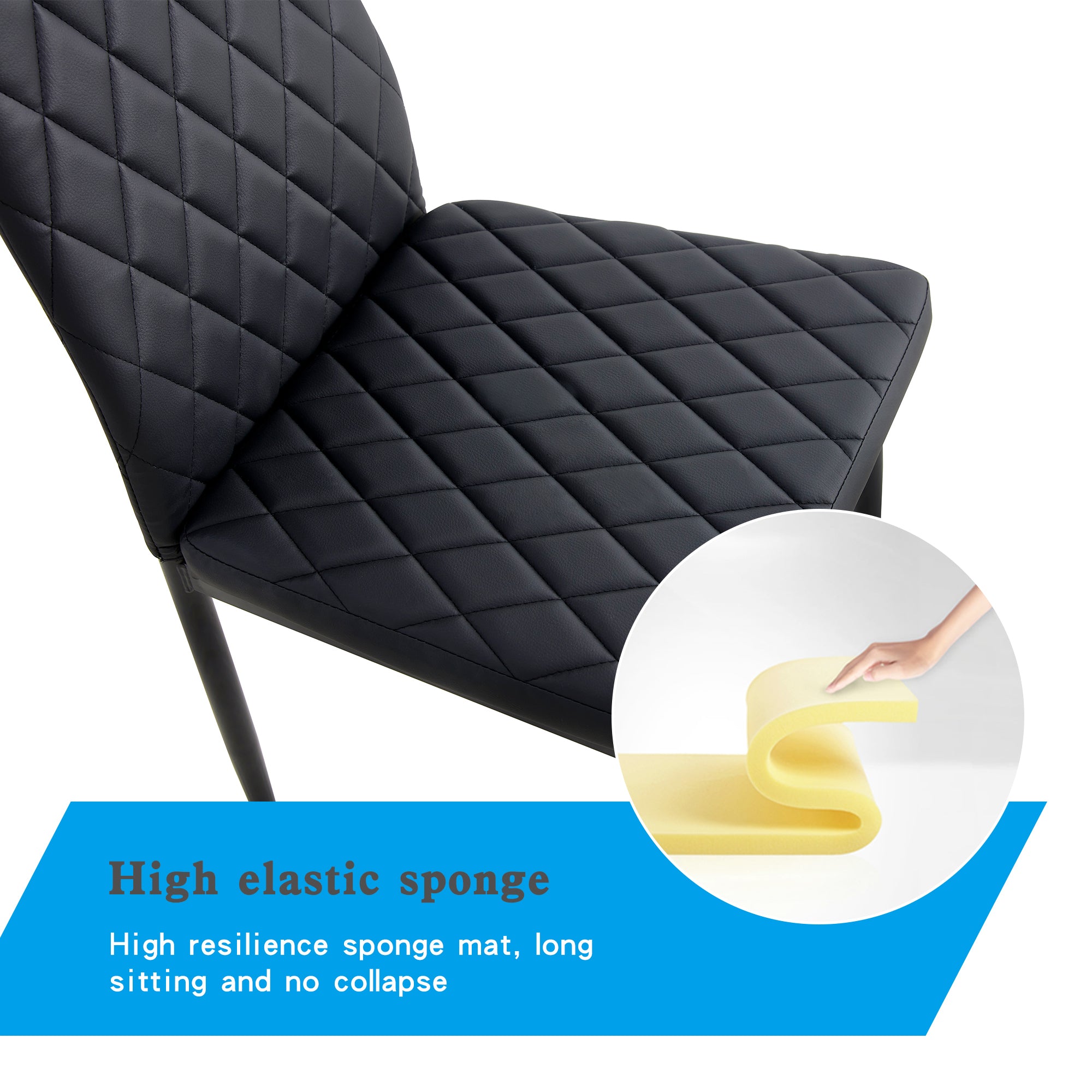 Black PU Chairs