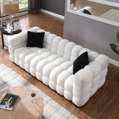 Marshmallow Sofa Boucle 3 seater - White