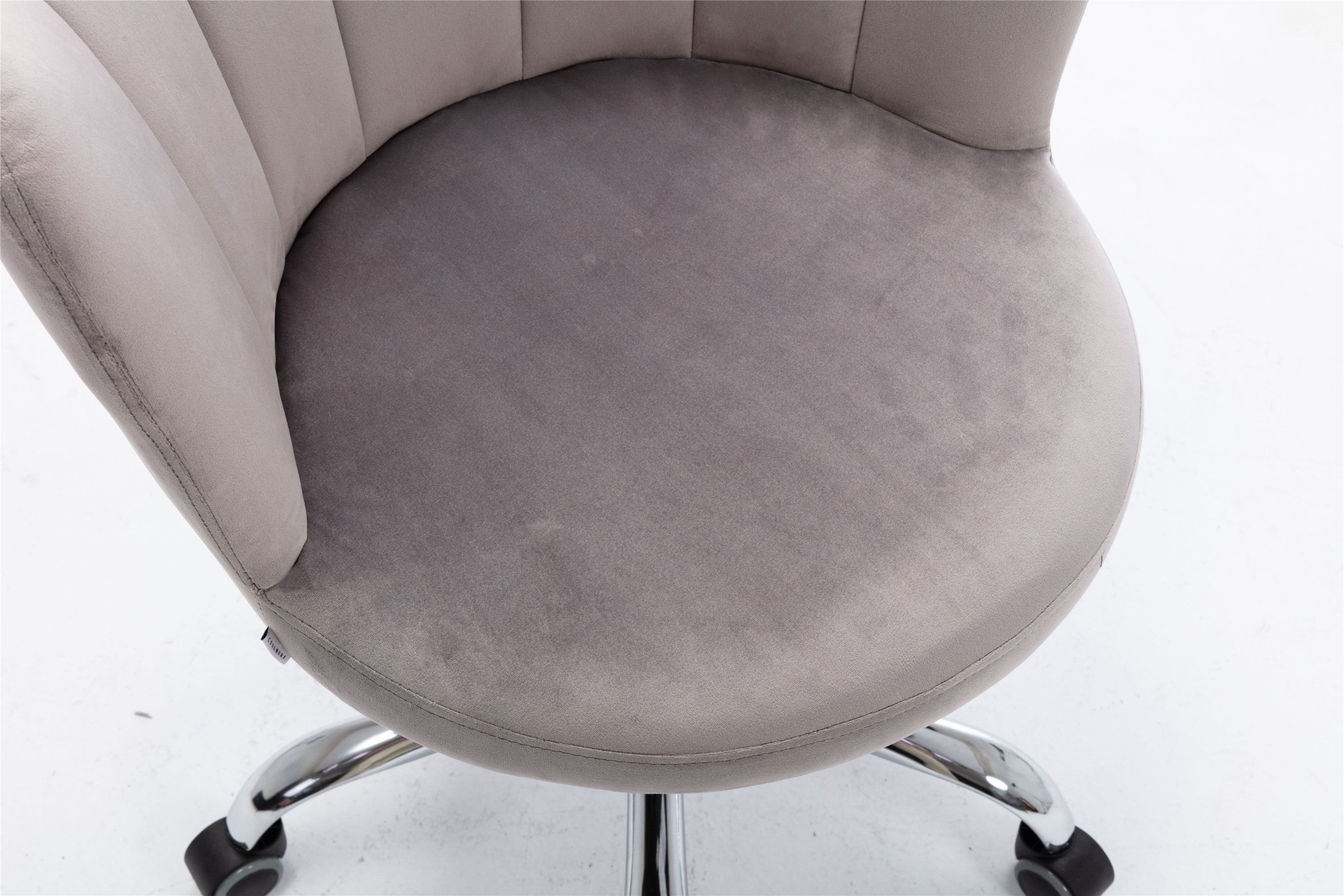 Modern Swivel Shell Chair - Grey