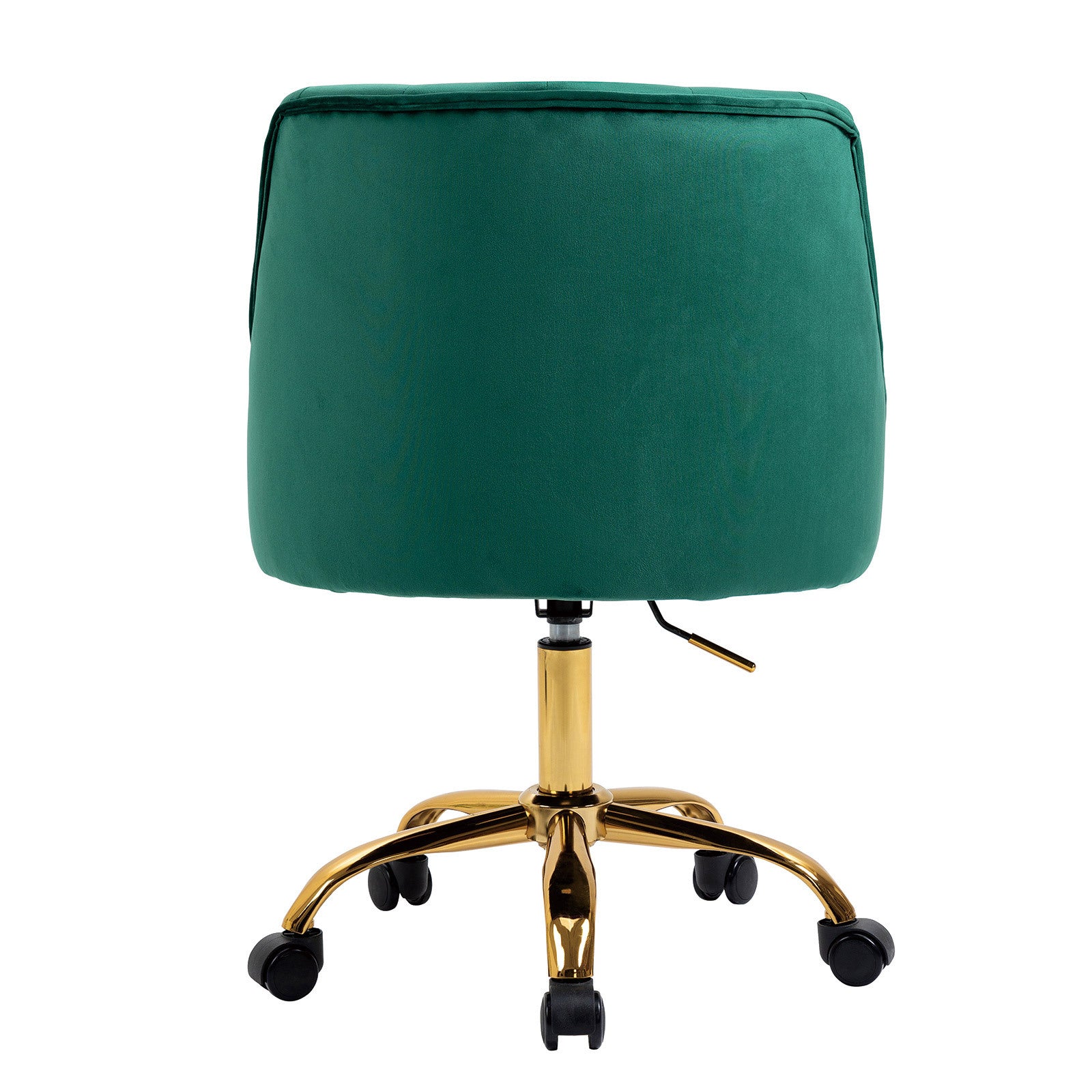 Modern Velvet Swivel Chair with Soft Seat - Green