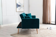 Velvet Accent Sofa, Loveseat Sofa