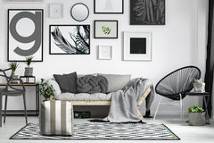 Med Taupe Indoor/Outdoor Pouf