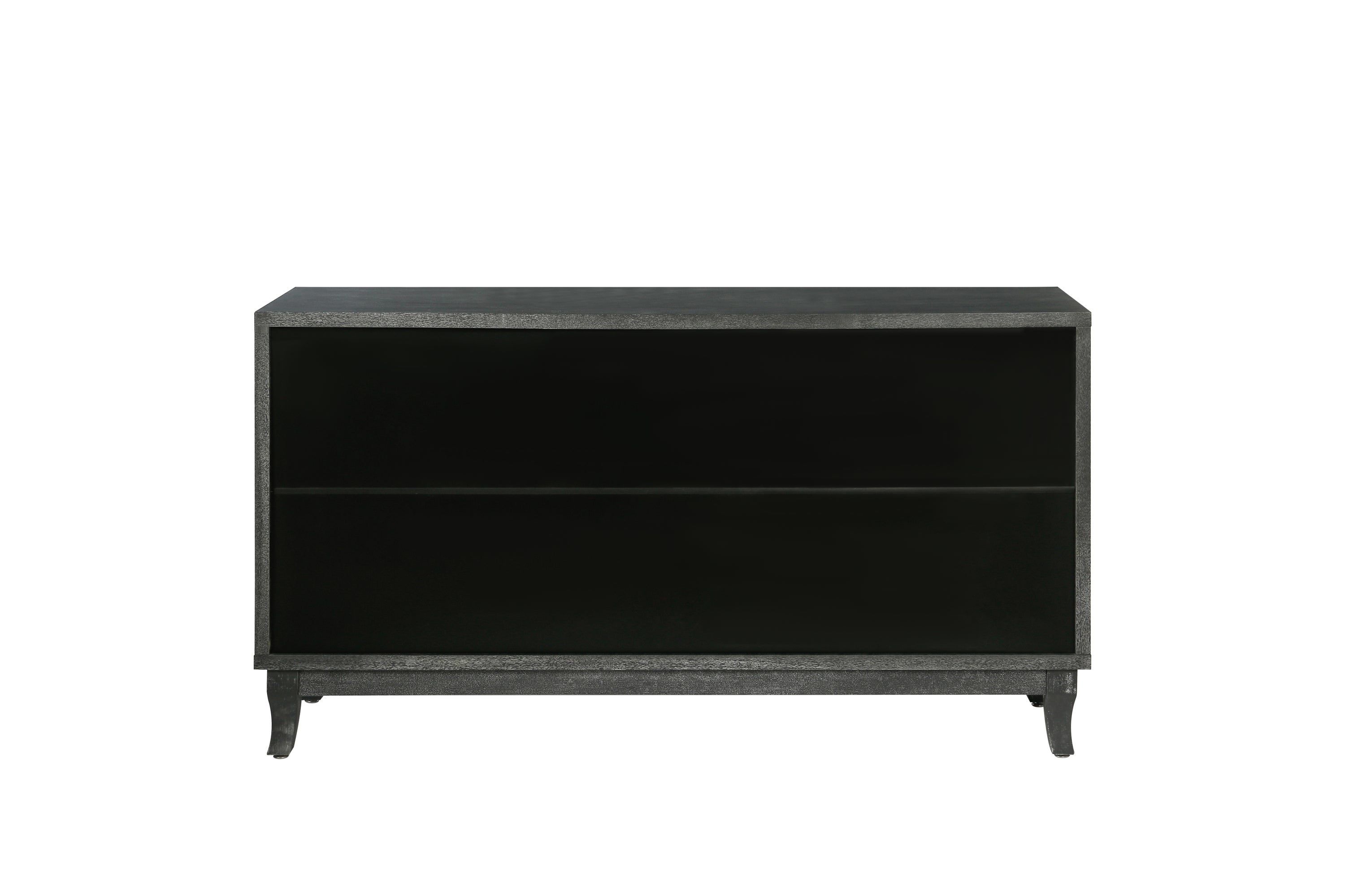 Stronger Vintage Style Buffet Cabinet, Lacquered Accent Storage 4 Door Wooden Cabinets,Thickened Sideboard Storage Cabinet - Taupe Grey