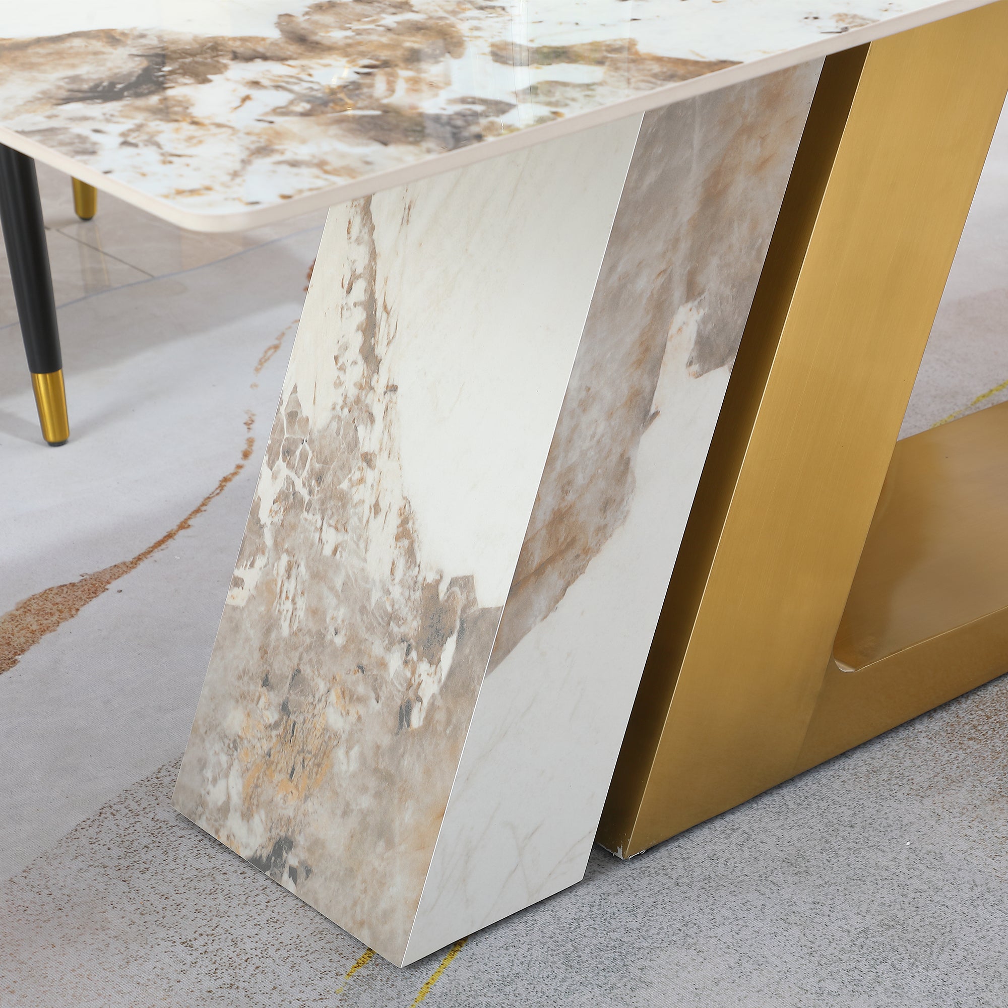 71 inch Fashion Modern Pandora sintered stone Dining Table