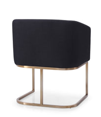Black and Brass Chair