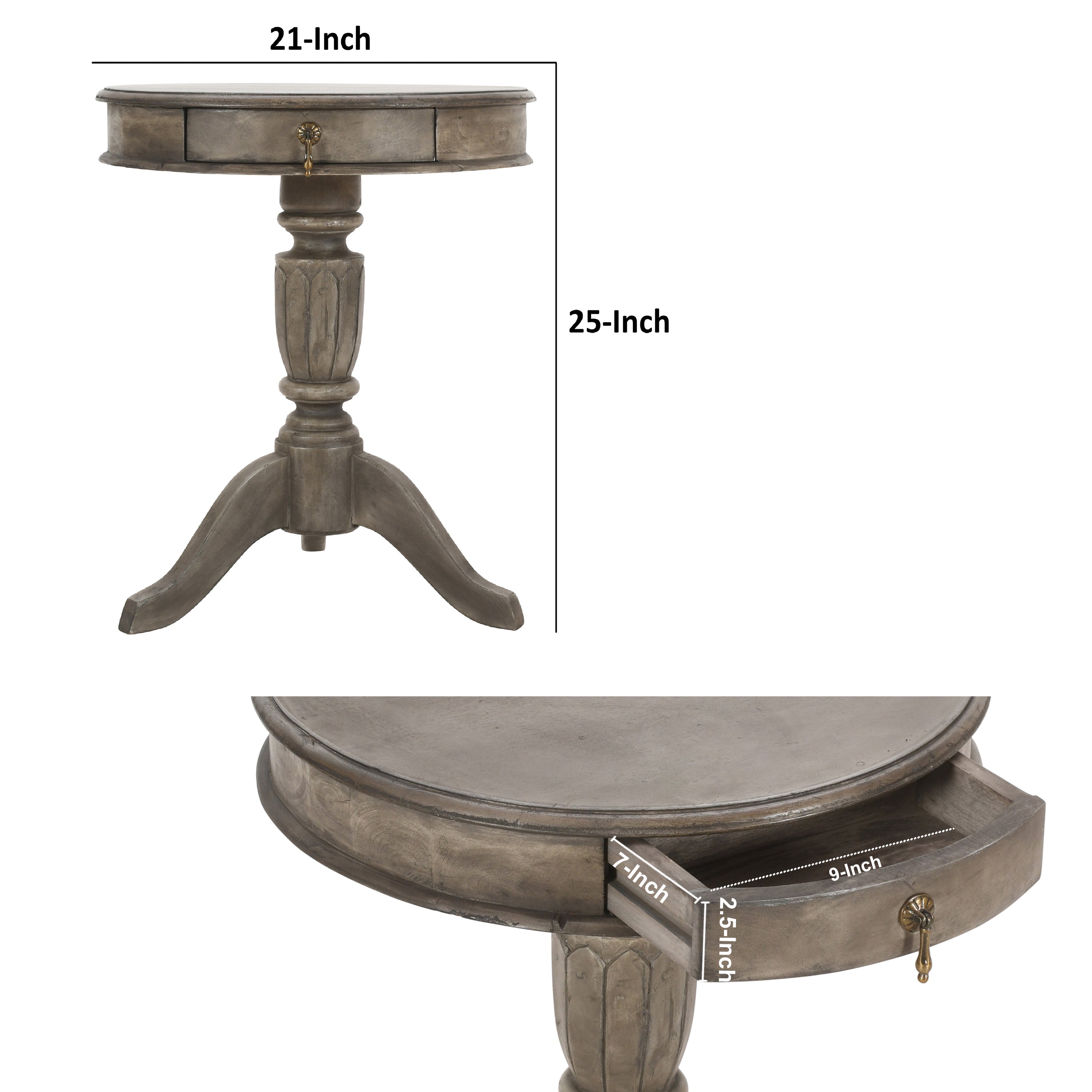 Bedside table with drawer