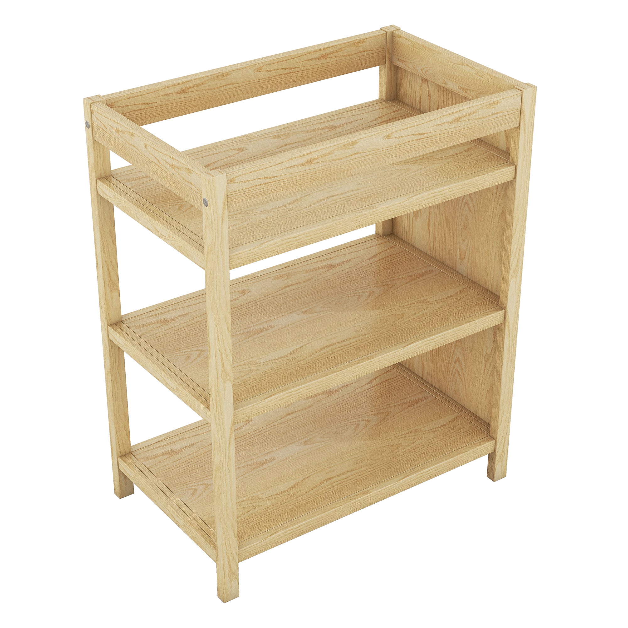 Convertible Crib/Full Size Bed with Changing Table - Natural