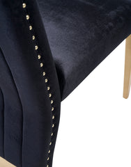 Velvet Gold Chairs