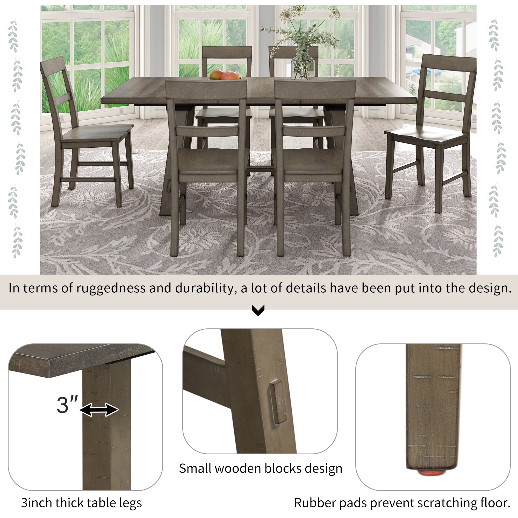 7-piece dining set