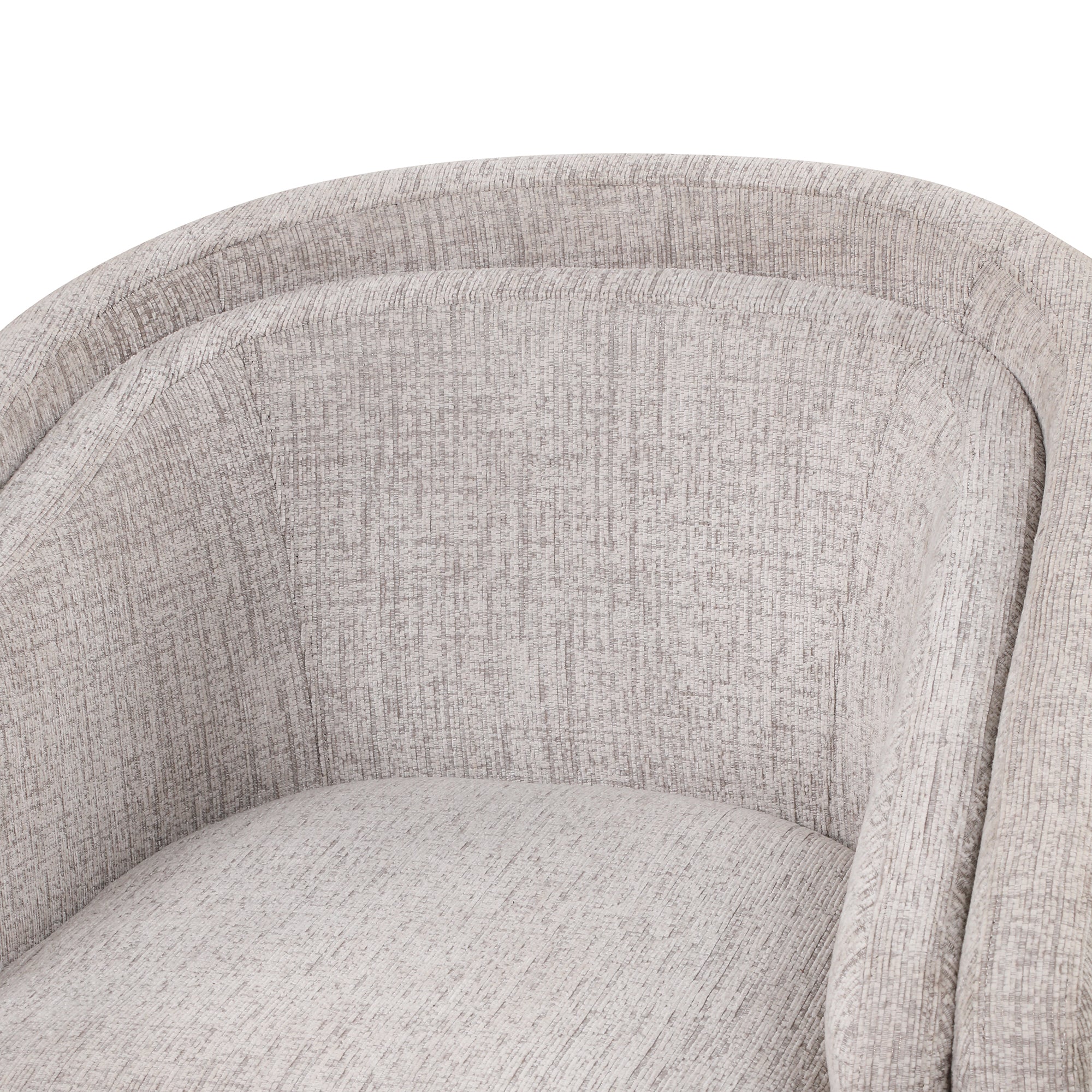Mid-Century Accent Chair Arm Chair with Lumbar Pillow and Metal Legs - Light Grey