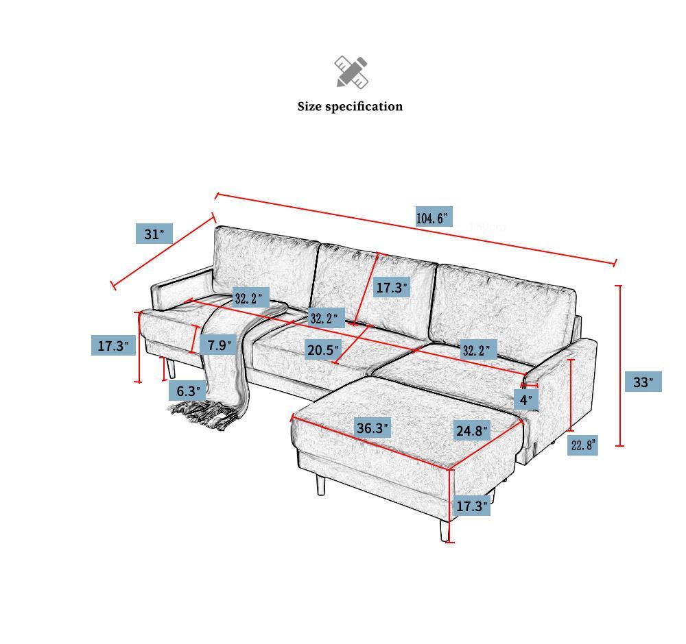 L shaped Sofa