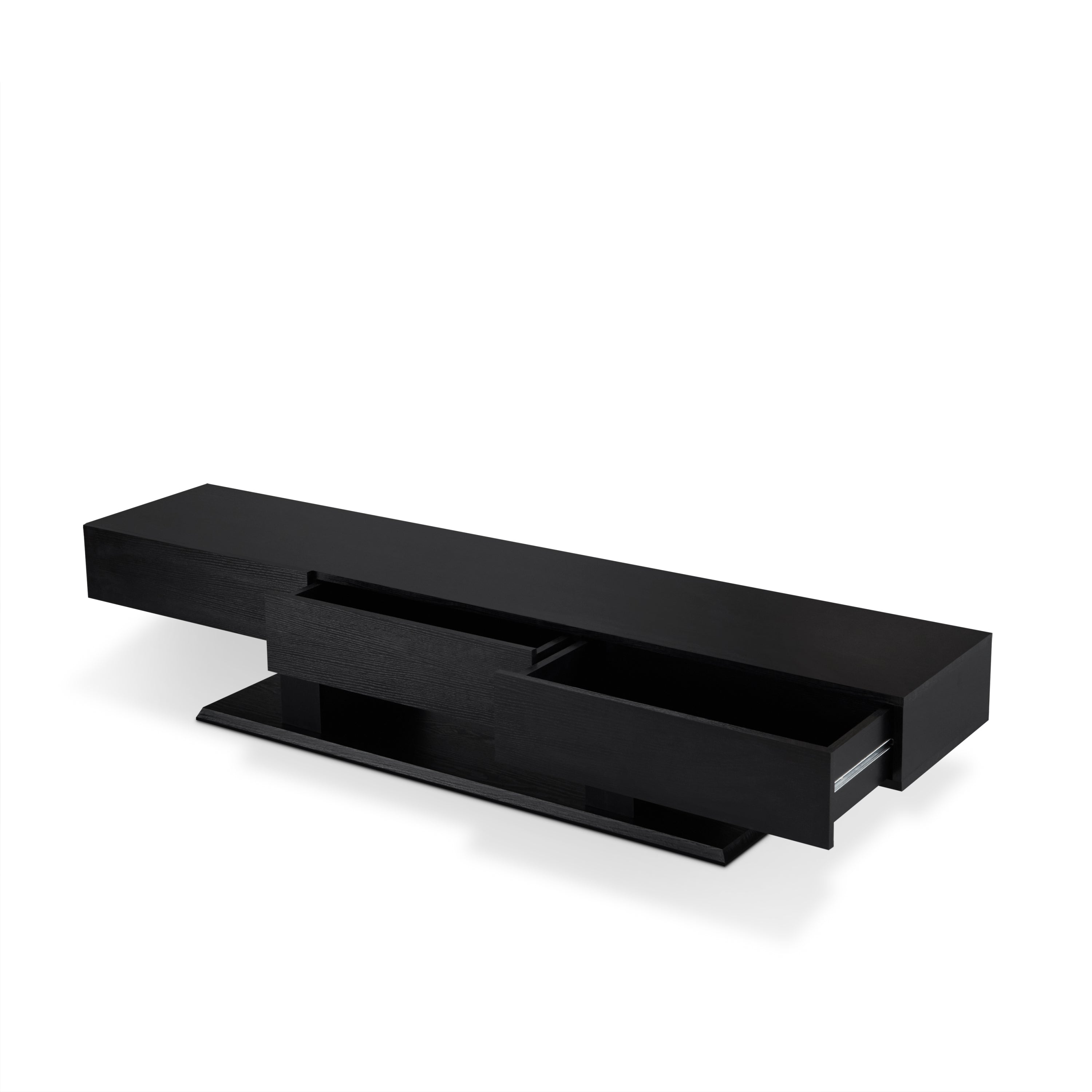 Sleek Black TV Stand