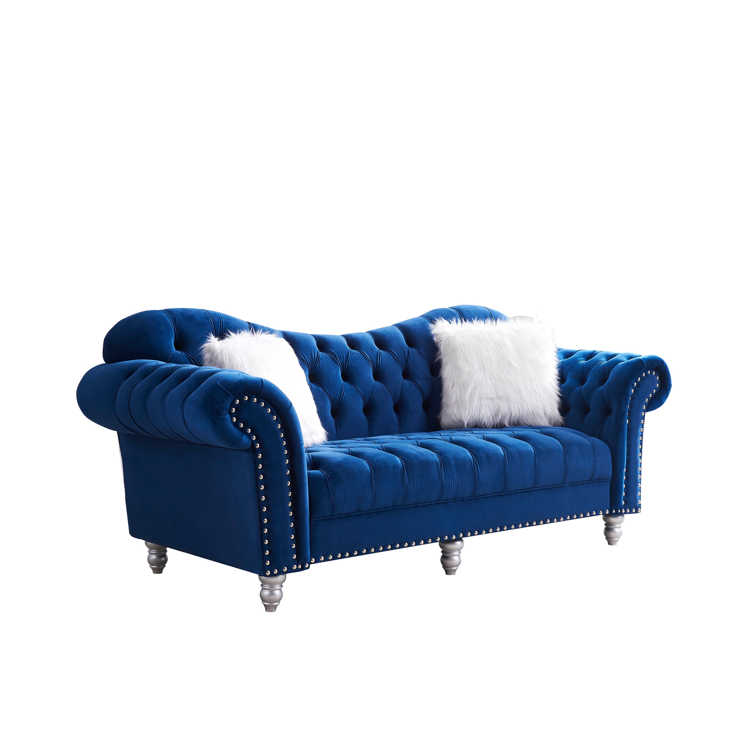 MAICOSY 1/2/3 Seater Sofa set Living Room Velvet Upholstered Loveseat Furniture