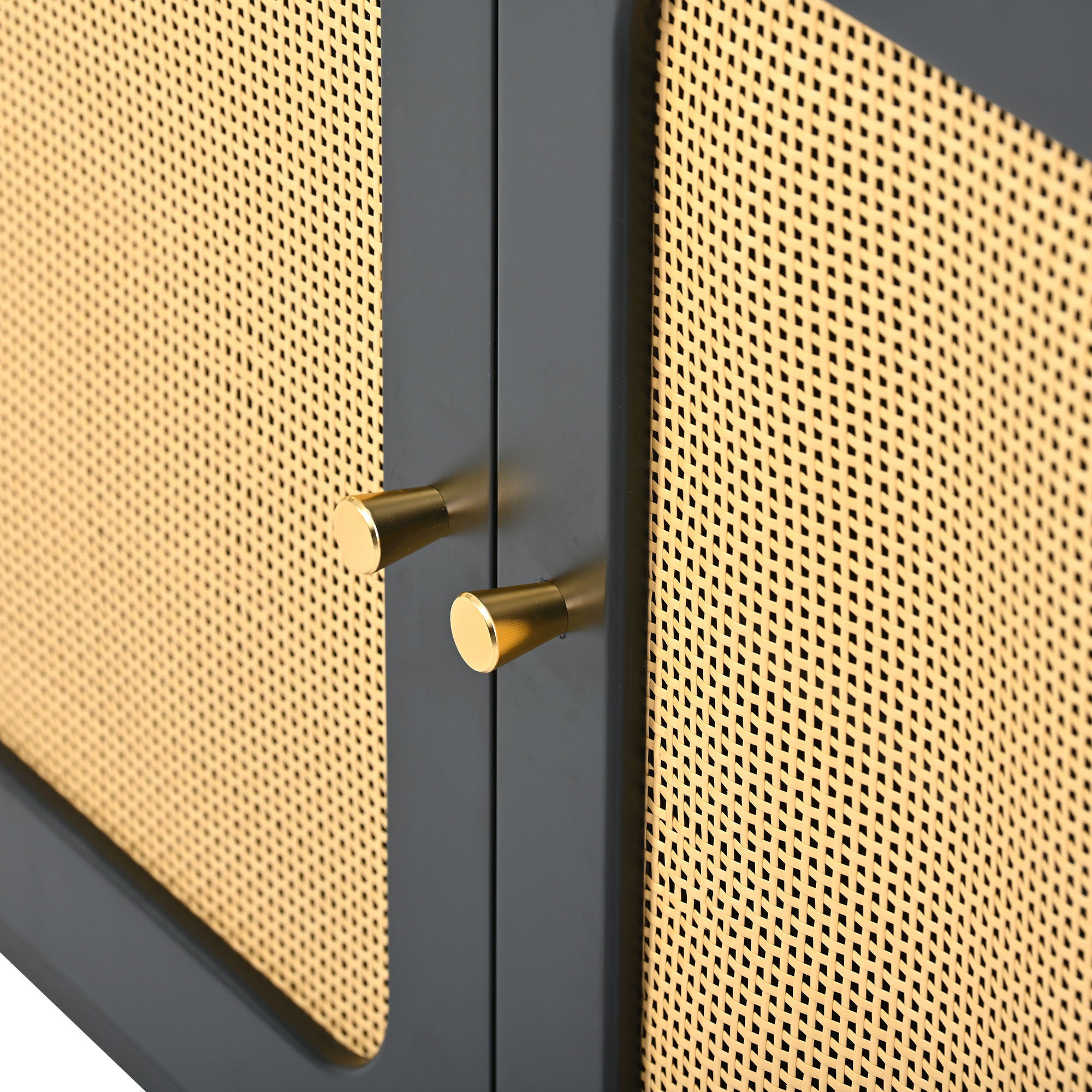 70-inch TV Console with Gold Base