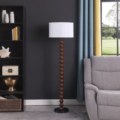 61" Littoral Wood Insp Modern Floor Lamp