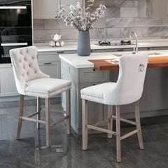 Velvet Barstools