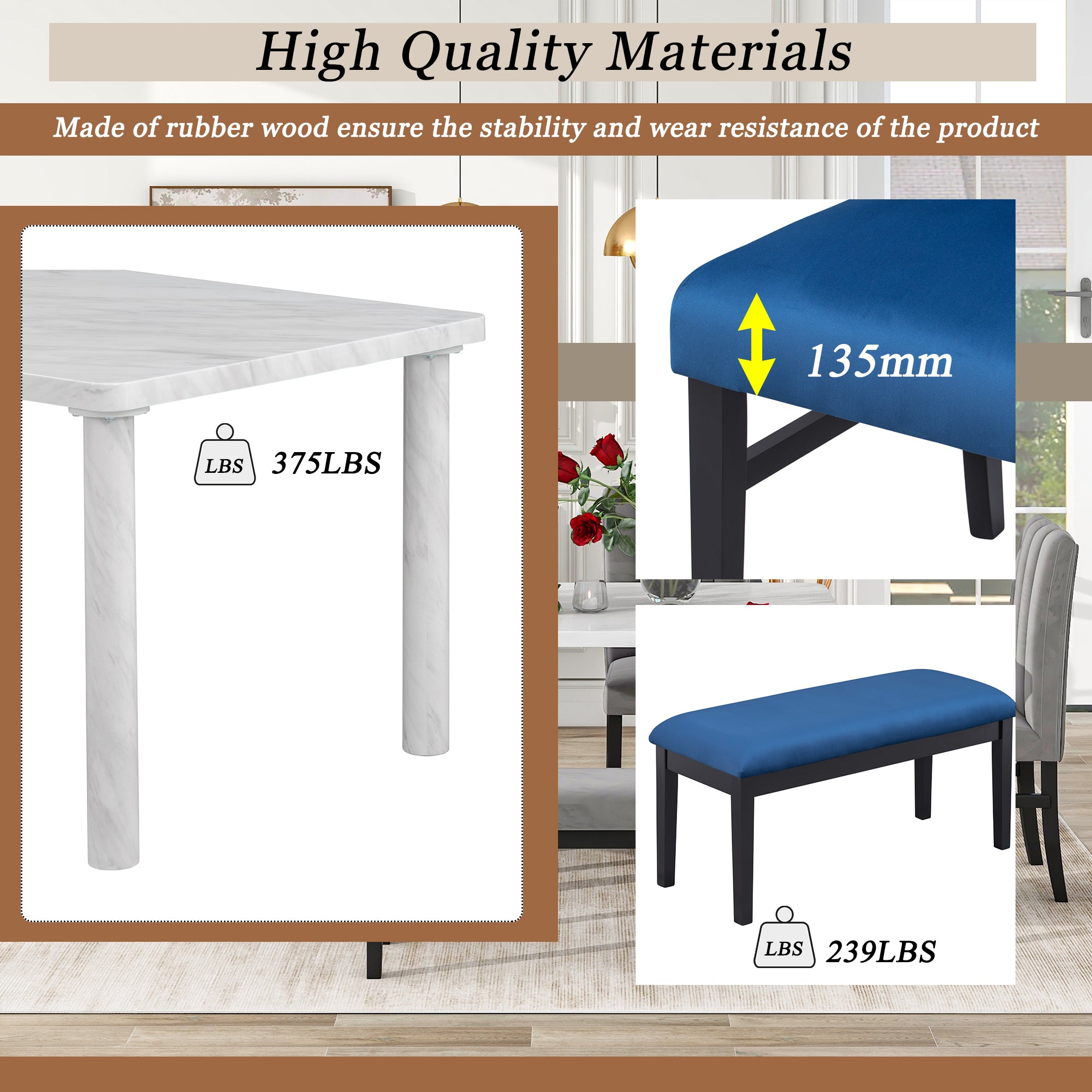Marble Veneer Table