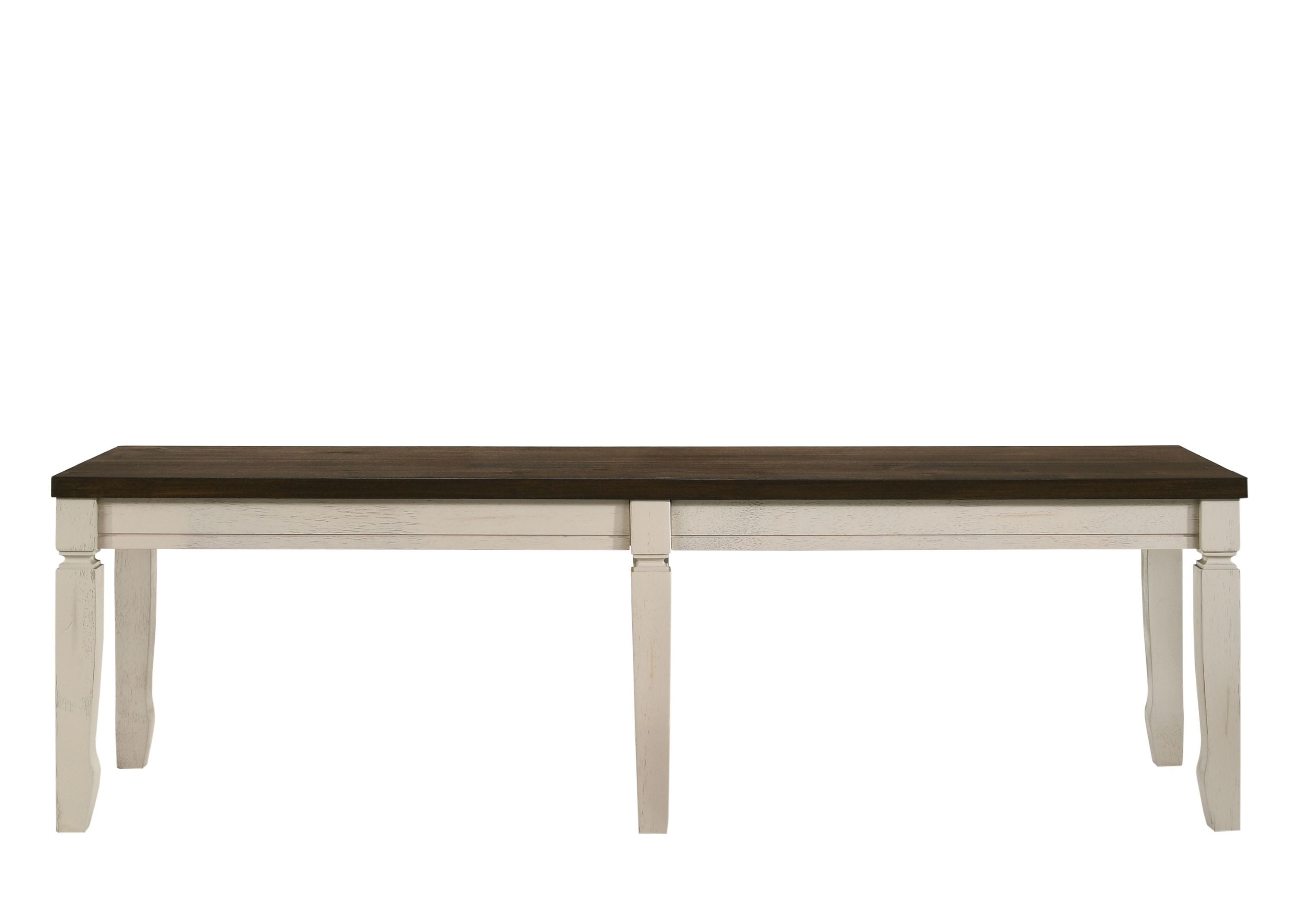 Oak and Cream Bench