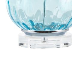 Blue Ombre Glass Table Lamp