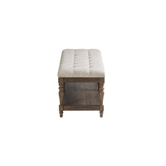 Highland Accent Bench - Ivory