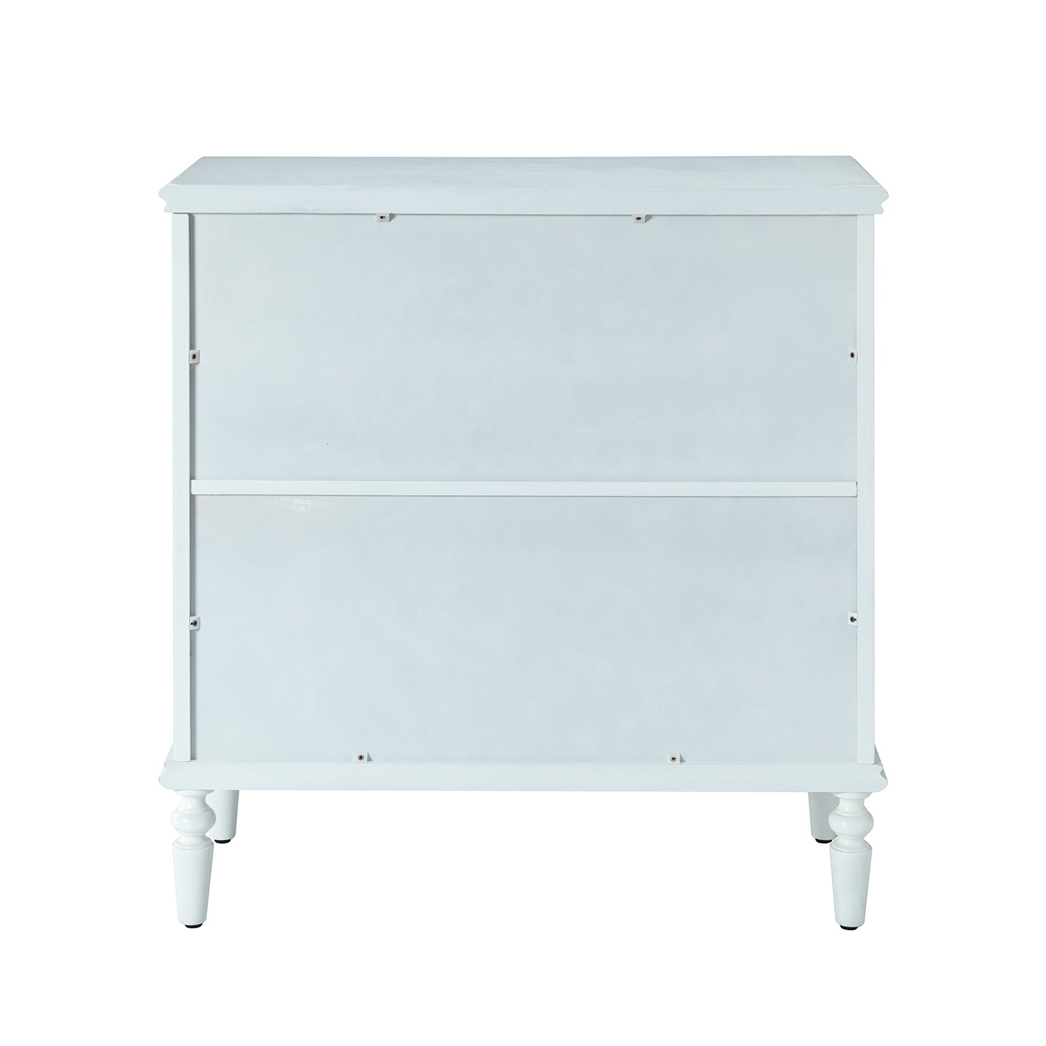 32" Tall 2-Door Accent Cabinet - White