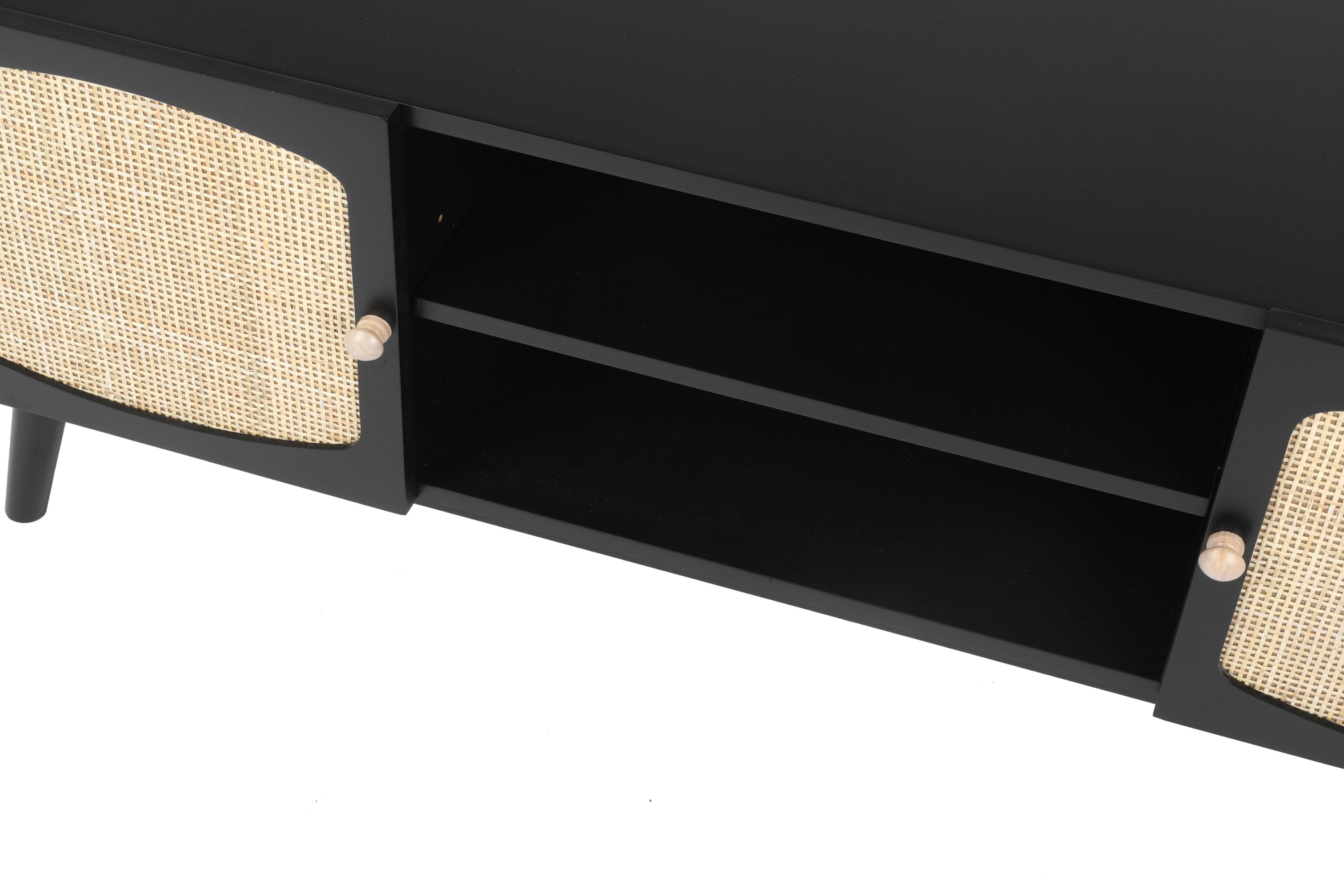 Rattan Door TV Console