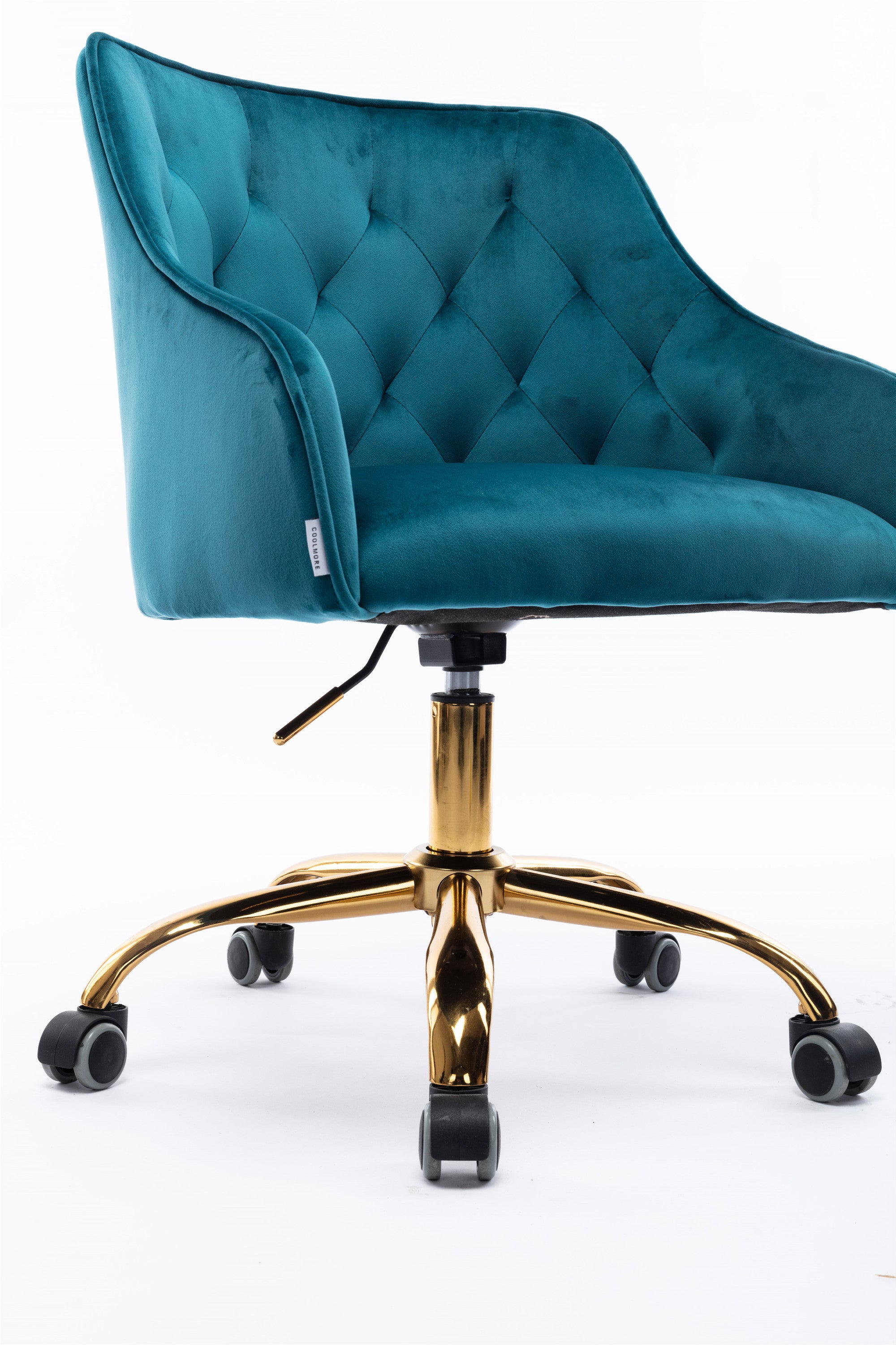 Modern Swivel Shell Chair - Teal