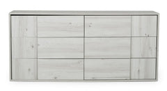 Italian Modern White Washed Oak Dresser