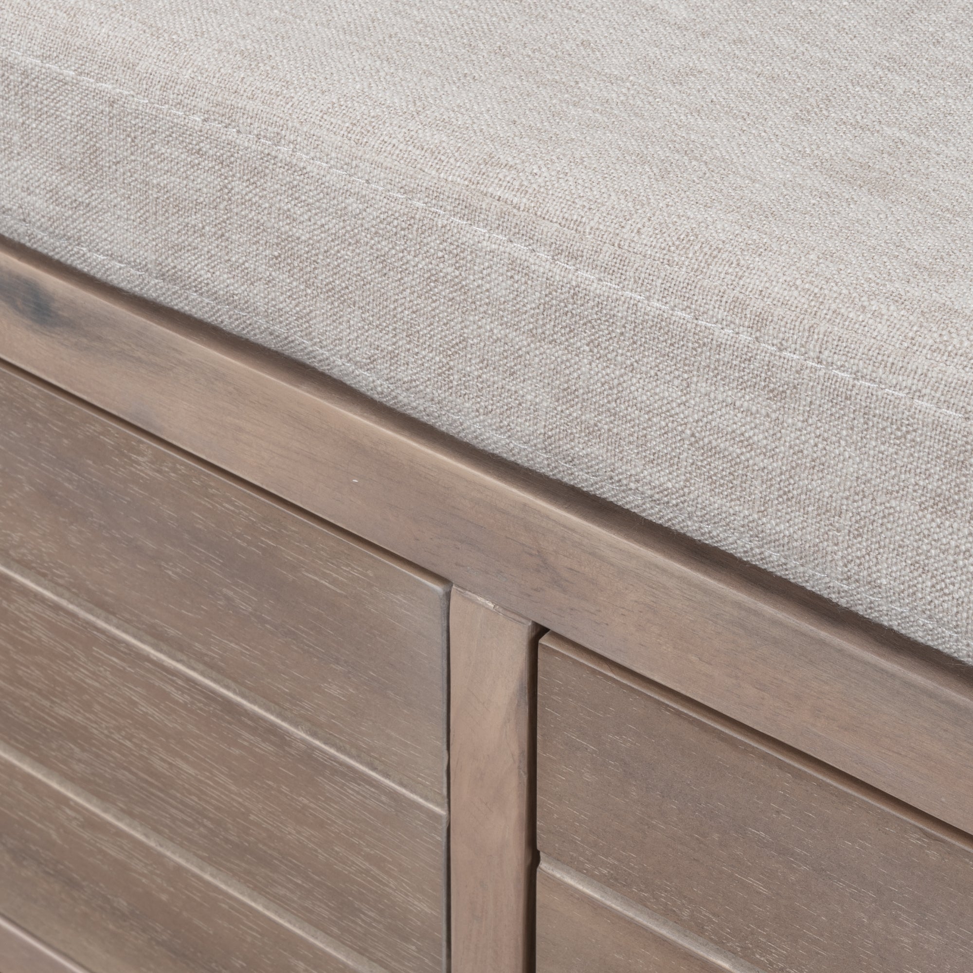 Storage Bench with Removable Basket