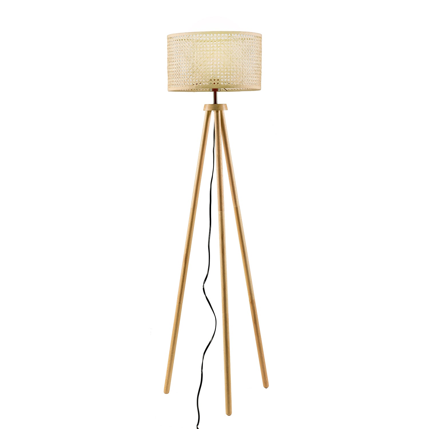 Sulawesi Rattan 58.5" Floor Lamp - Natural