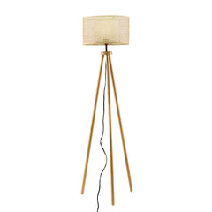 Sulawesi Rattan 58.5" Floor Lamp - Natural
