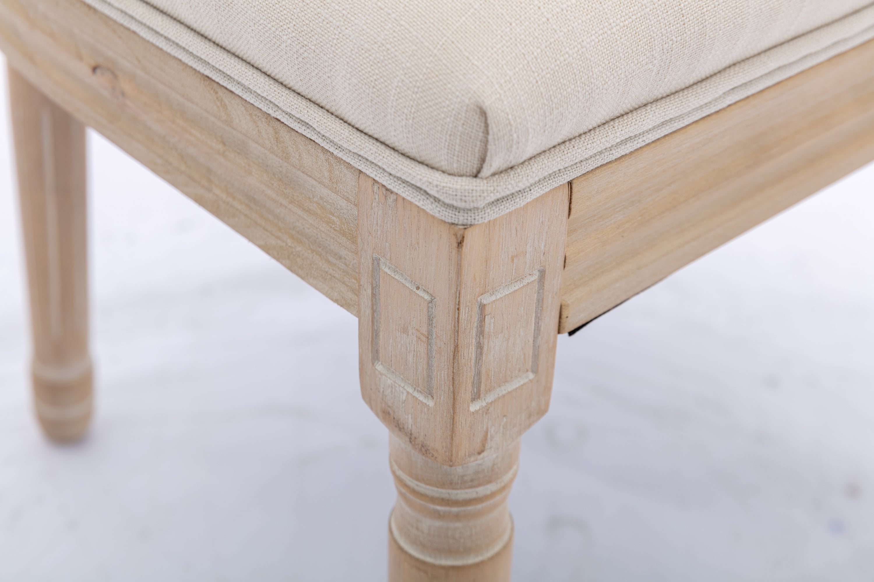 French Style Antique Linen (Set of 2) - Cream