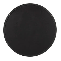 Grey Medallion Carved Wood Round Wall Decor