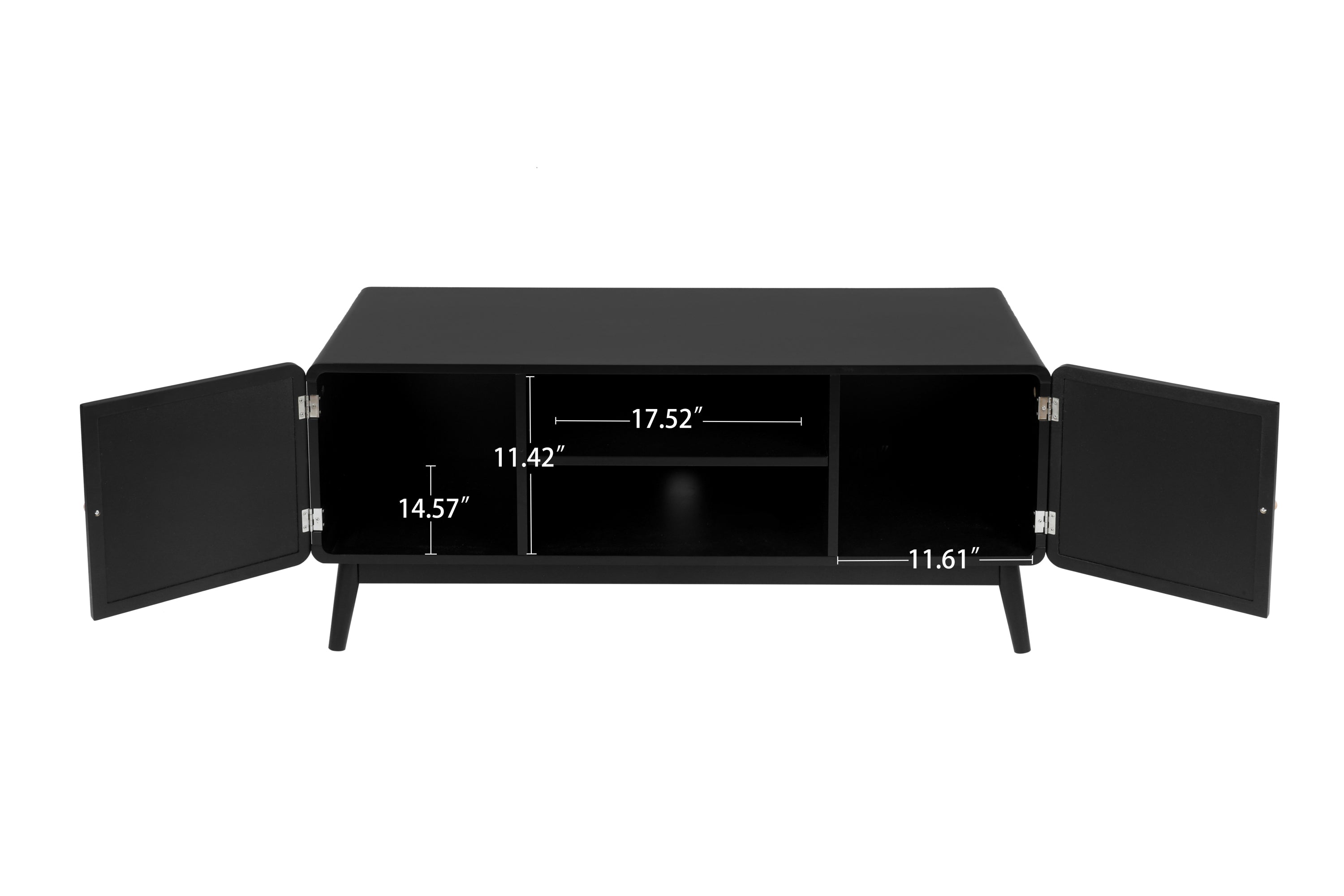 Black TV Console