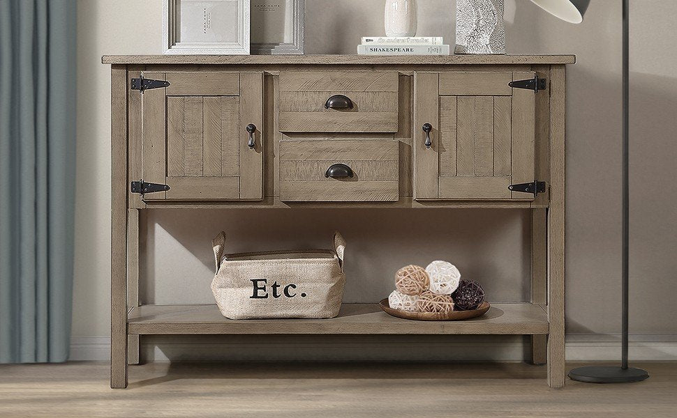 2-drawer console table