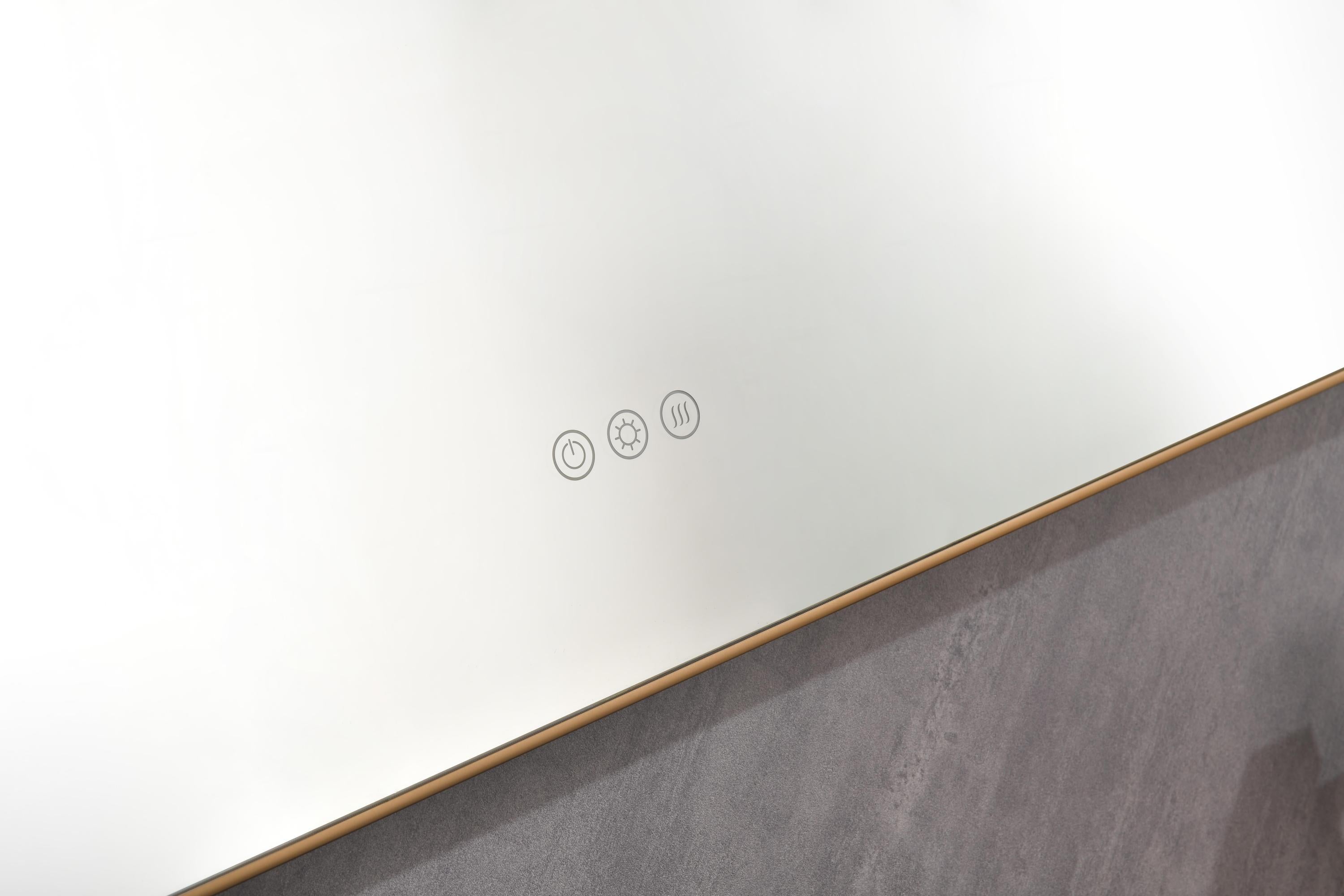 84x 36Inch LED Mirror Bathroom with Back Light, Anti-Fog Memory Large