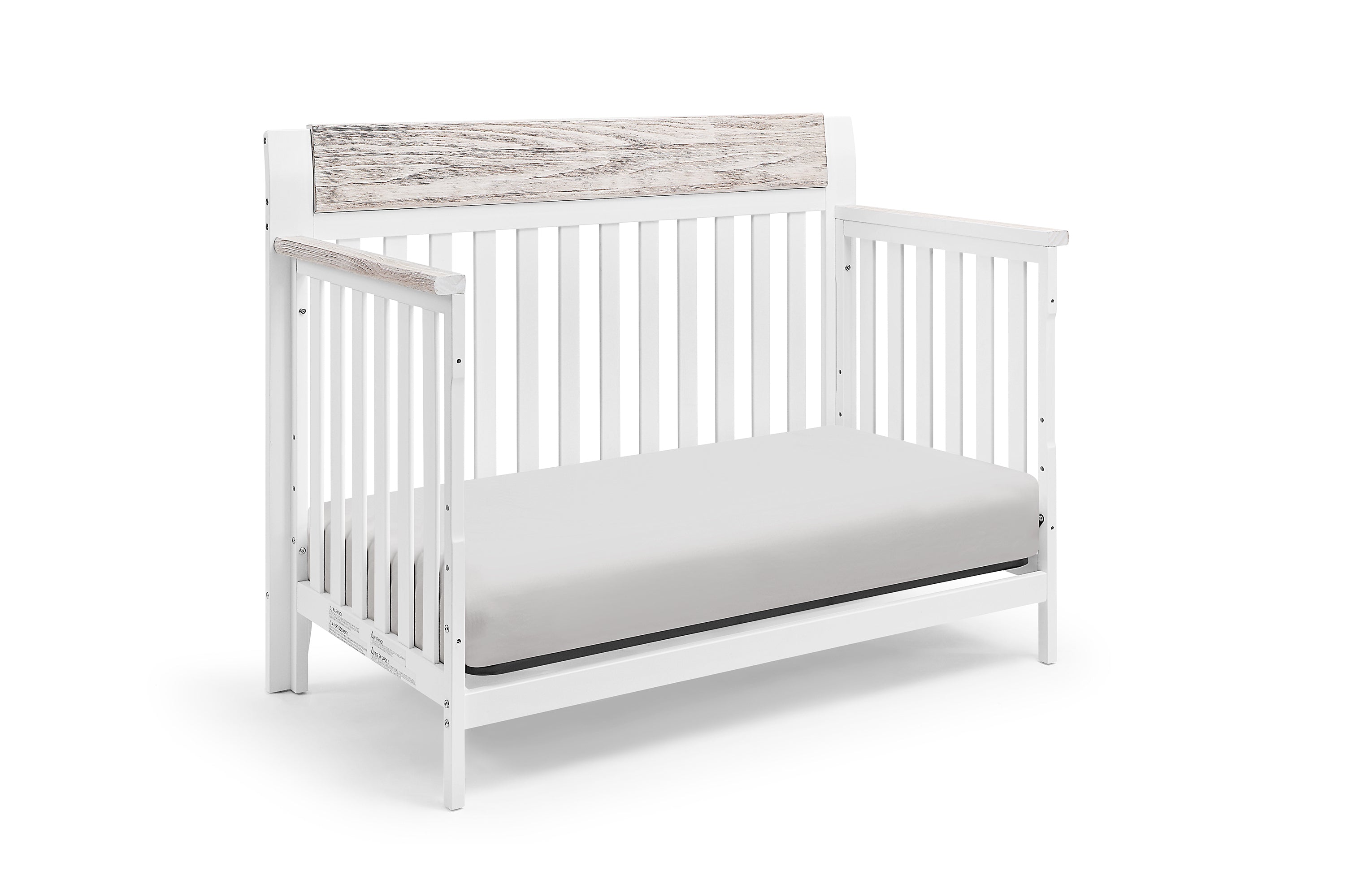 White/Natural4-in-1 Convertible Crib