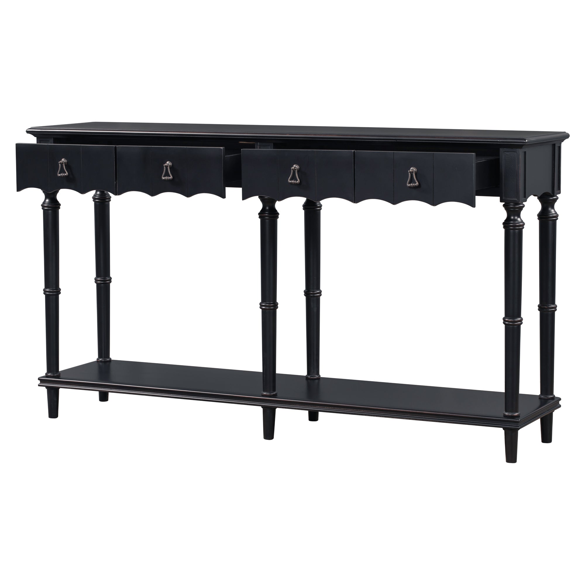Country style console table