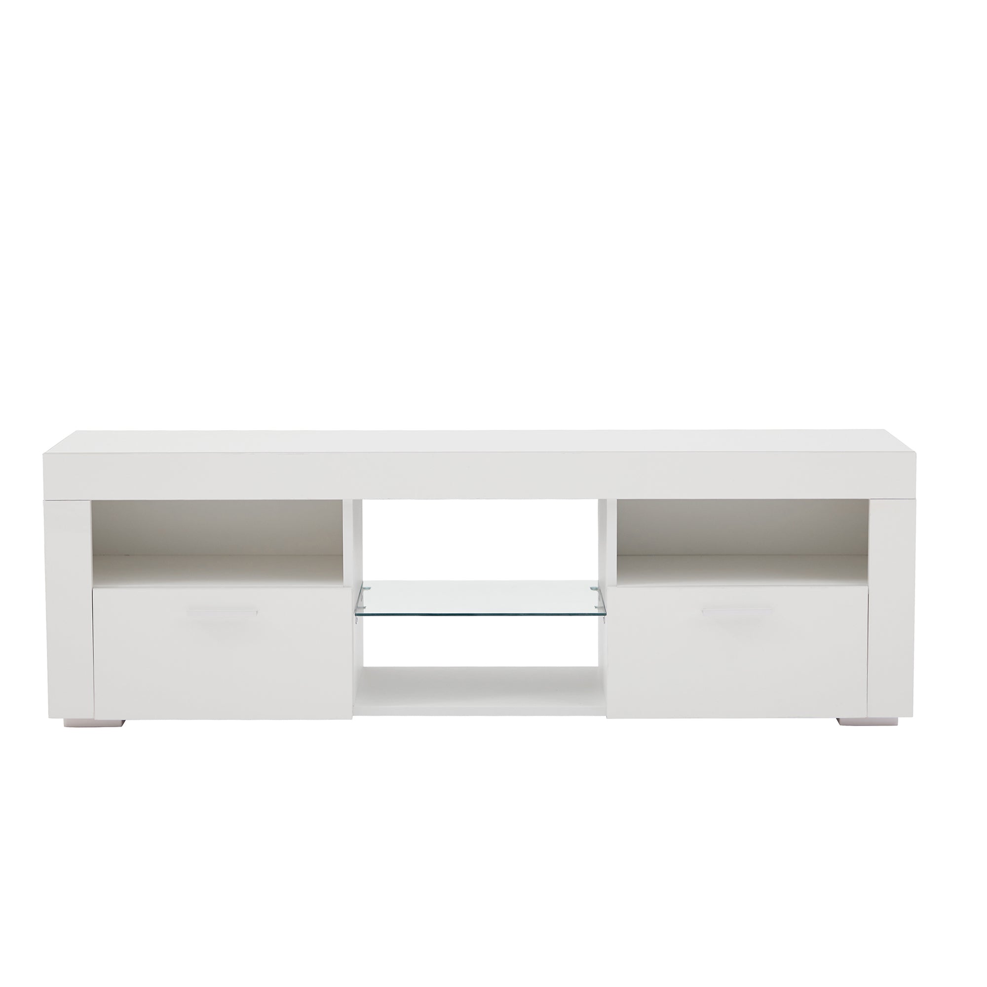 Modern White TV Stand