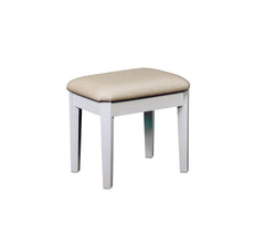 Contemporary White Vanity w/ Stool