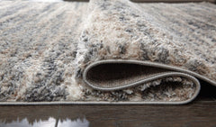 Gizela Ivory+Beige+Gray Contemporary 5'3" x 7'3" Rug