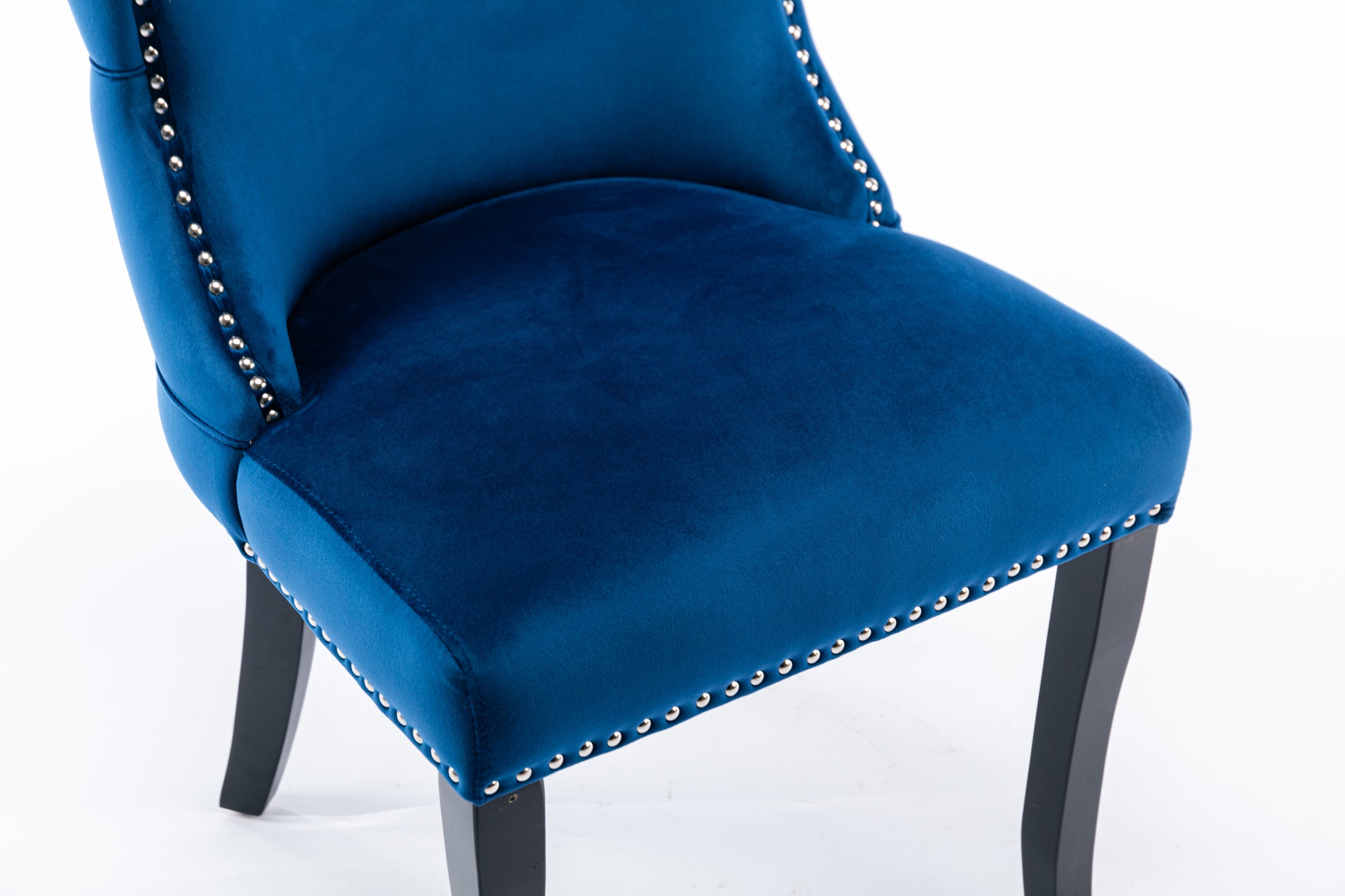 Blue Wing-back Chair