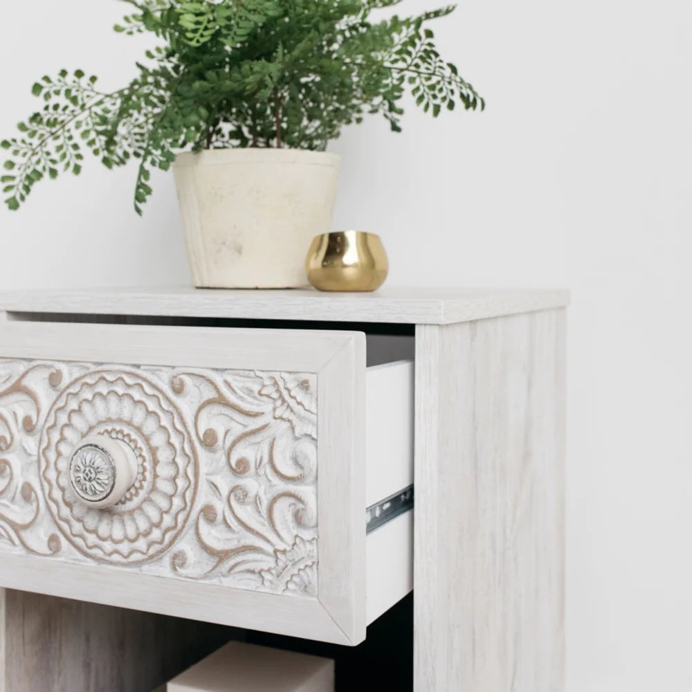 Whitewash Nightstand