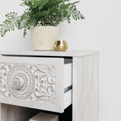 Whitewash Nightstand