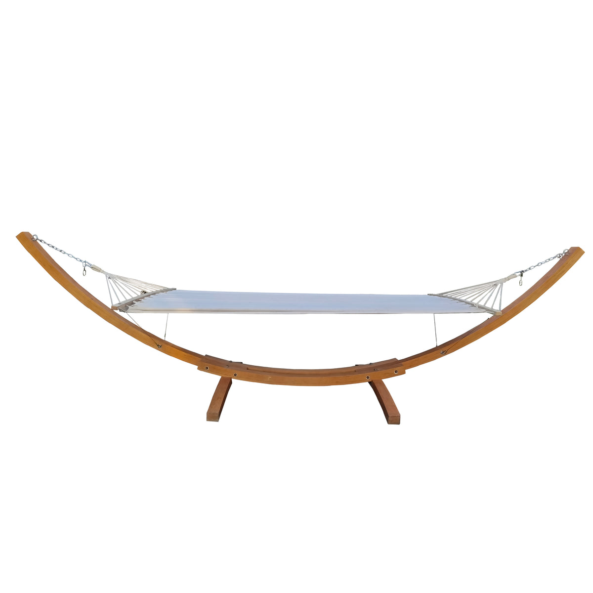 Hammock with Stand Set for Outside & Inside for 1-Person- plywood+canvas