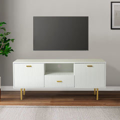 Design TV Stand for TVs up to 65" - White