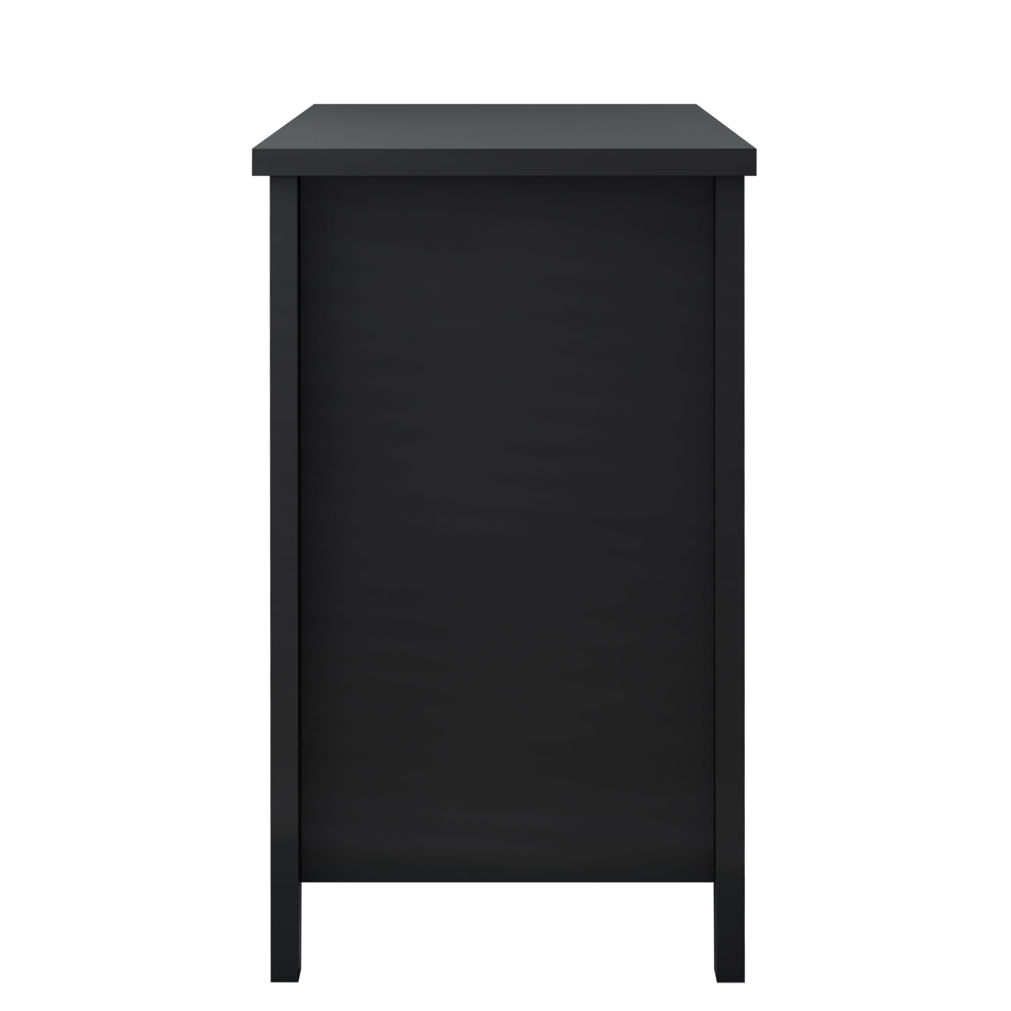 Retro Classic Style 6 Drawer - Black