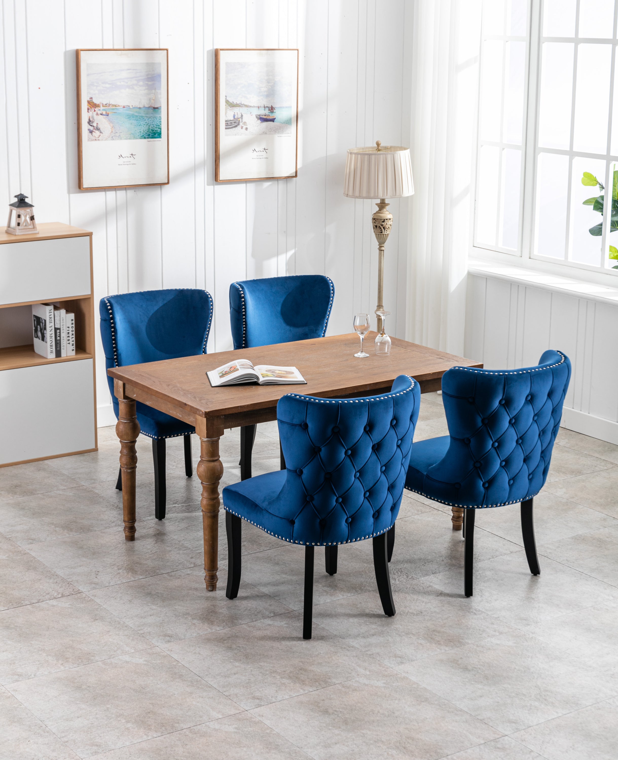 Wing-back Dining Chair